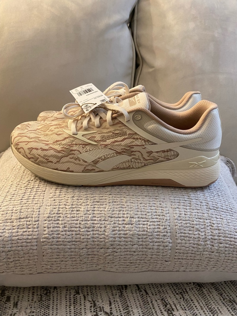 New Men's Reebok Nano X5 (XV) Training Shoes Size 12.5 Sand Tan 100209362